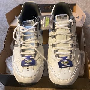 Men’s sketchers memory foam sneakers. 11 wide. New.